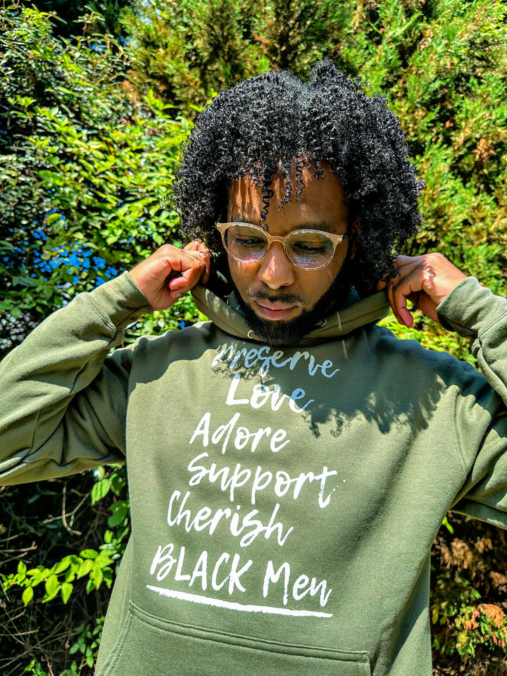 Love Black Men Hoodie