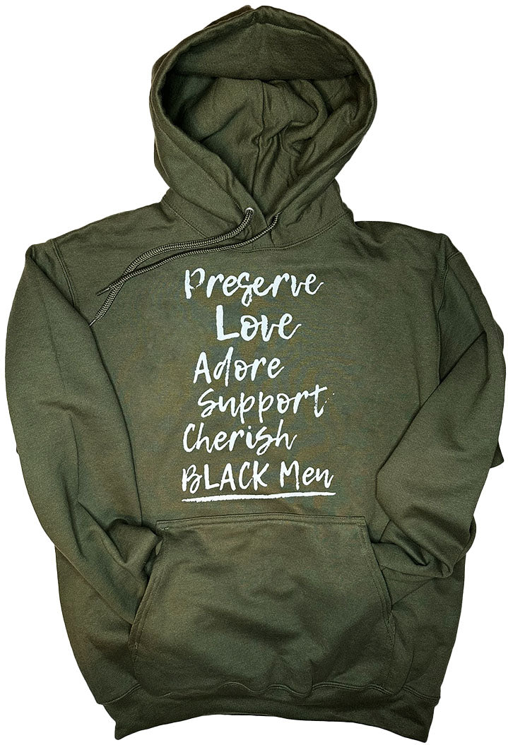 Love Black Men Hoodie