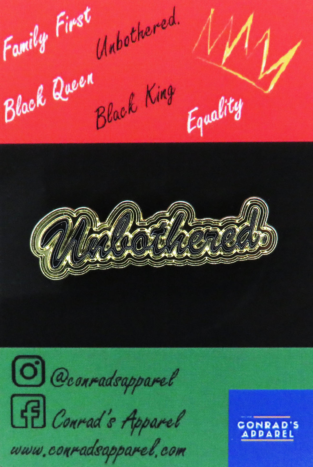 Unbothered Pin