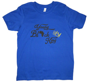 Young Black King T-Shirt (Kids)