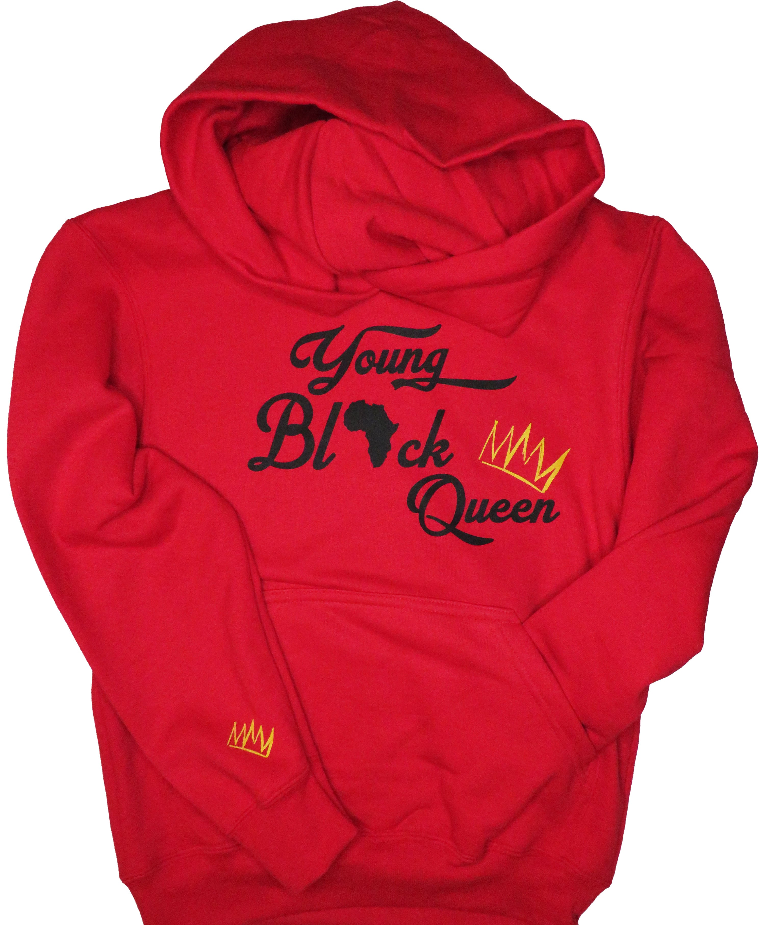 Red and black cheap king and queen hoodies